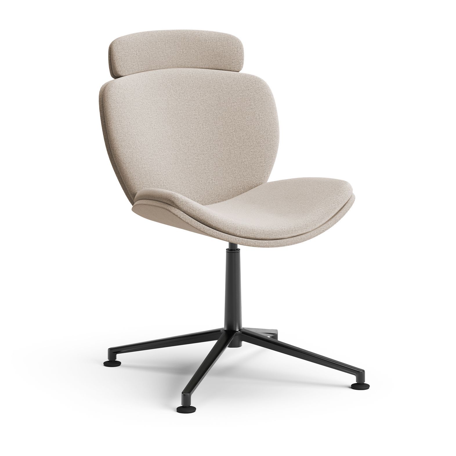 Head rest chair with four star base