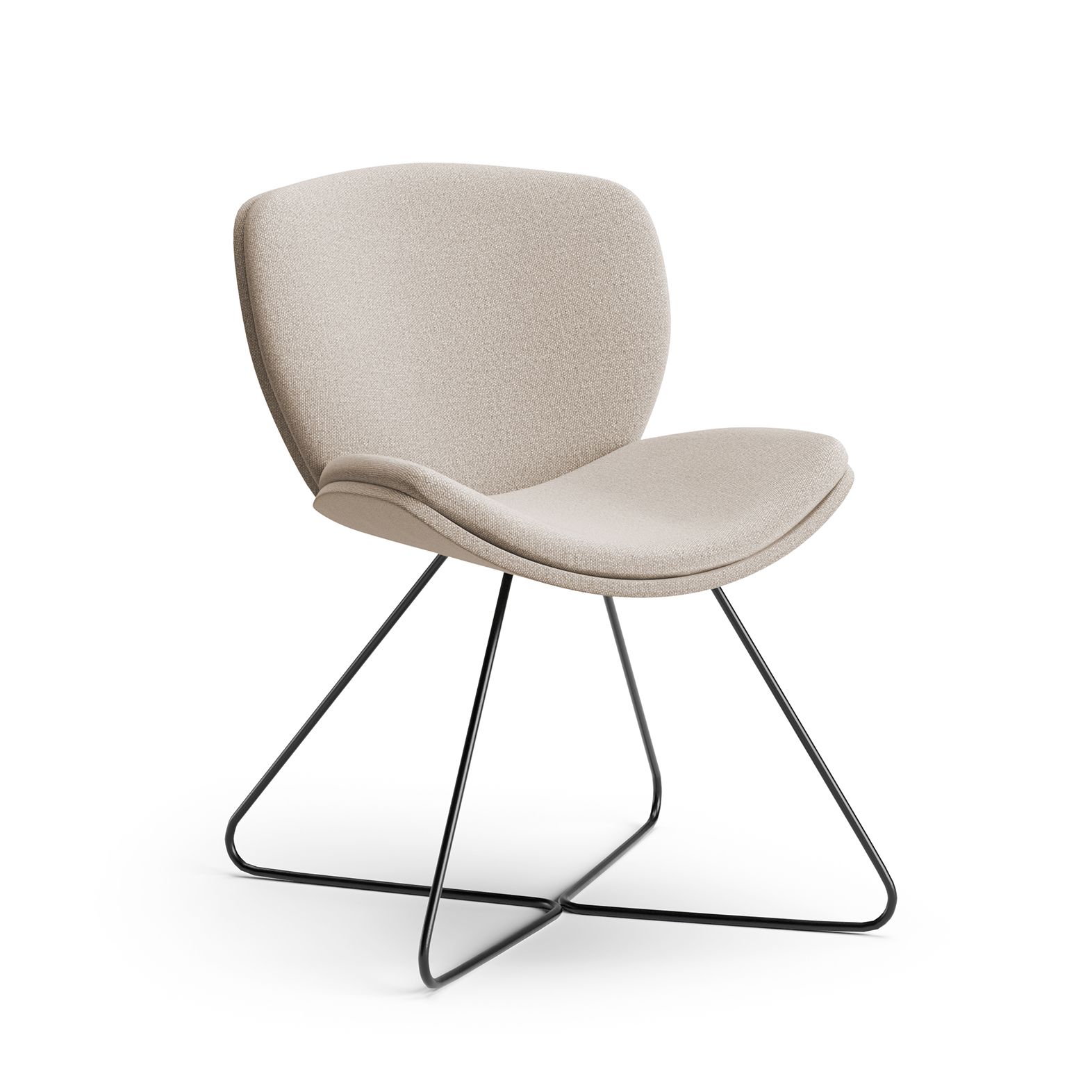 Chair with wire base