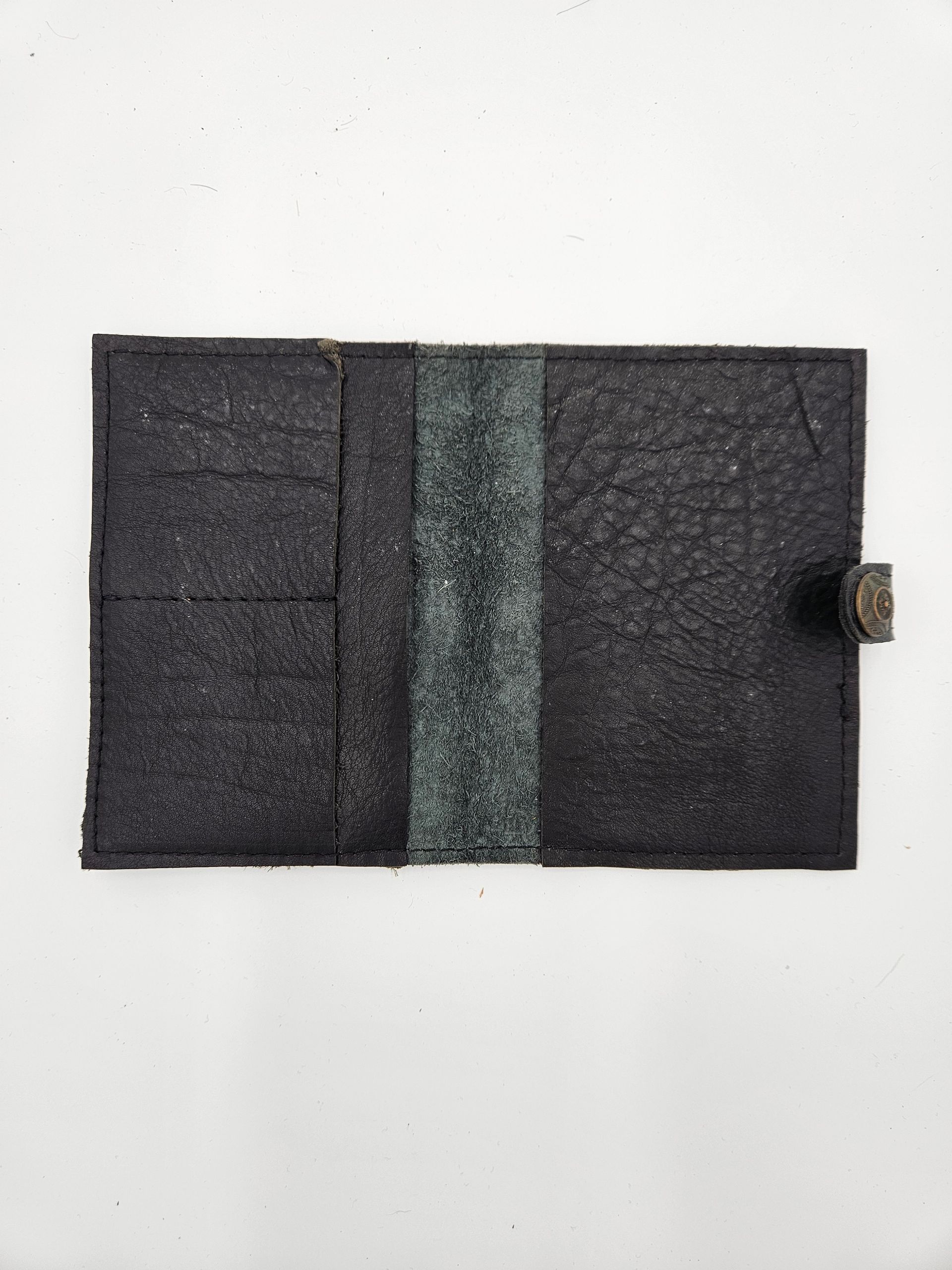 Paspoorthoes croco / zwart