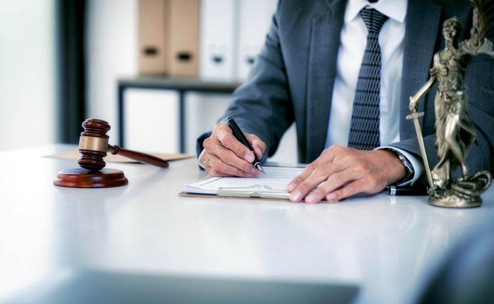 A Lawyer In An Office