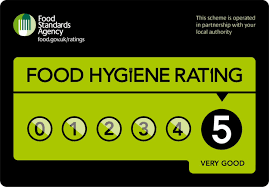 A food hygiene rating of 5 is very good