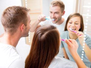 Siblings Brusing Teeth — Lisle, IL – Jim Dhamer Plumbing and Sewer, Inc.