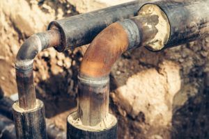 Rusty Pipes — Lisle, IL – Jim Dhamer Plumbing and Sewer, Inc.