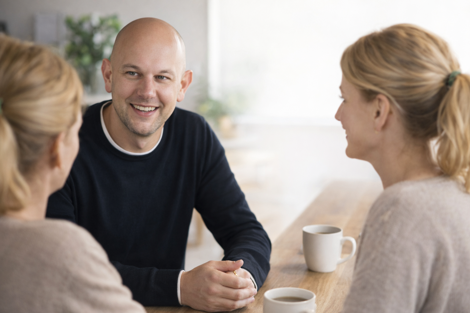 Persoonlijke coaching in rustige setting
