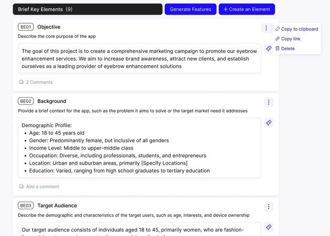 MindyGem AI Requirements Management: generation of documents.