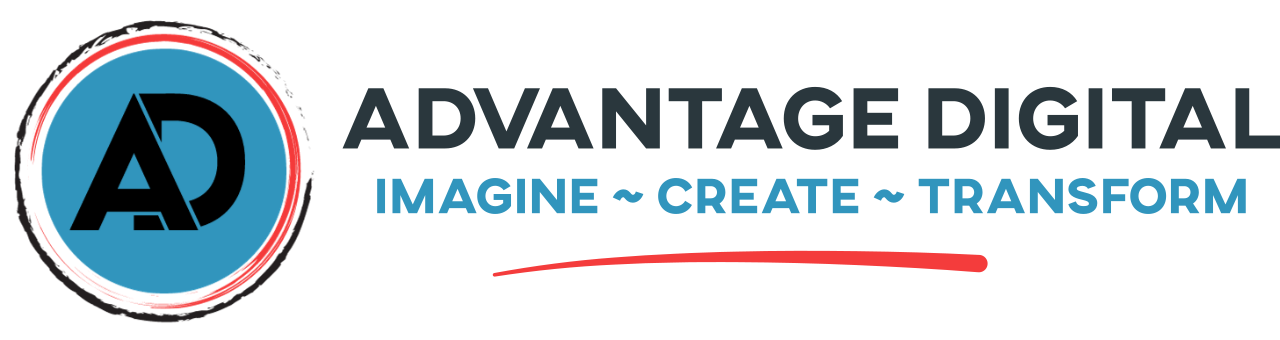 Logo for Advantage Digital: 