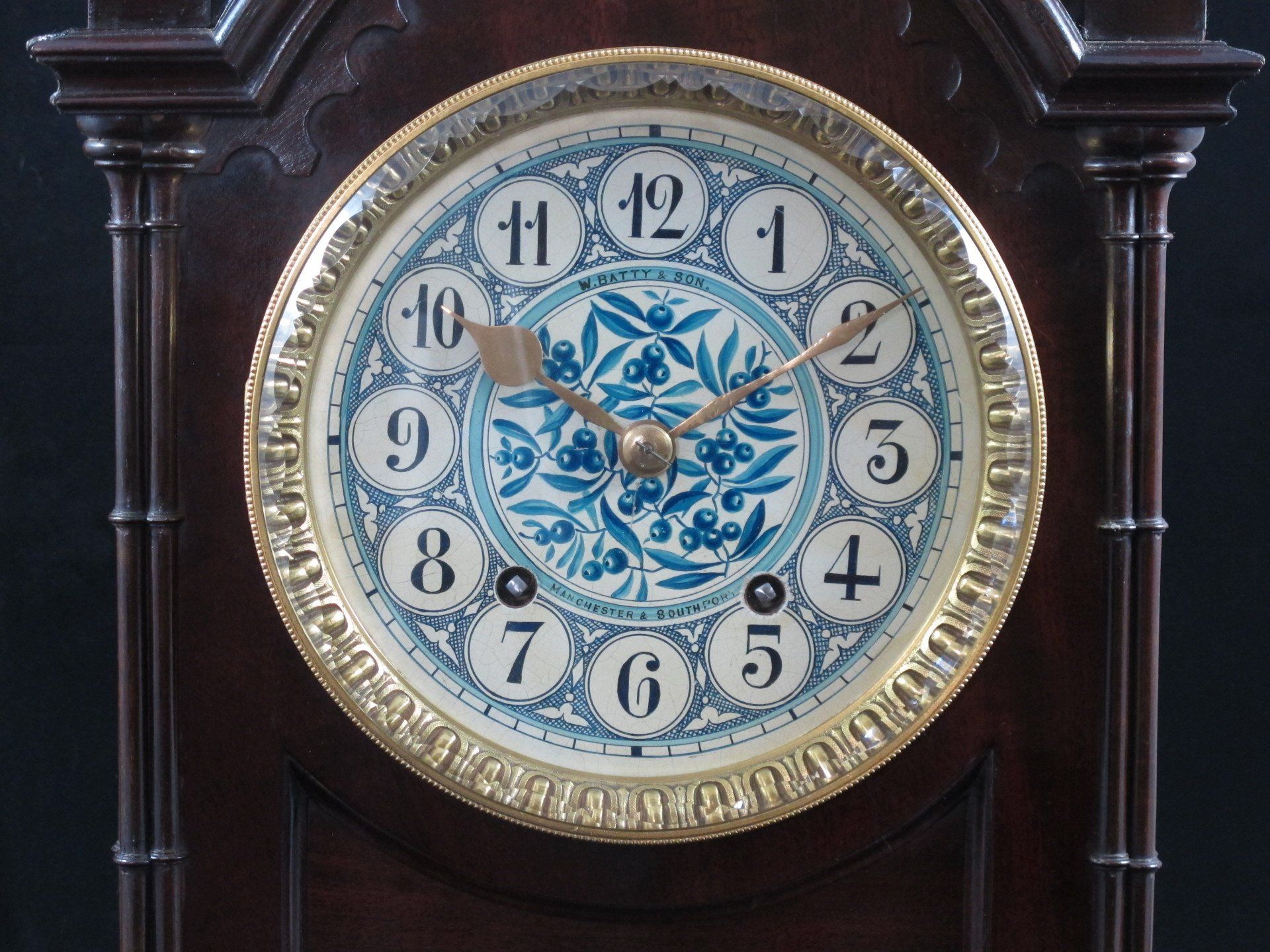 Arts and Crafts Blue and White Dial