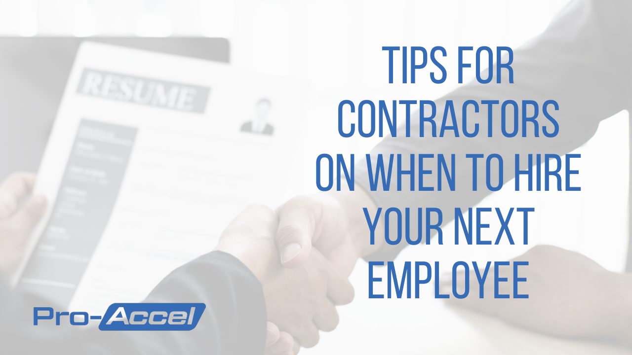 When to Hire Your Next Employee in Construction