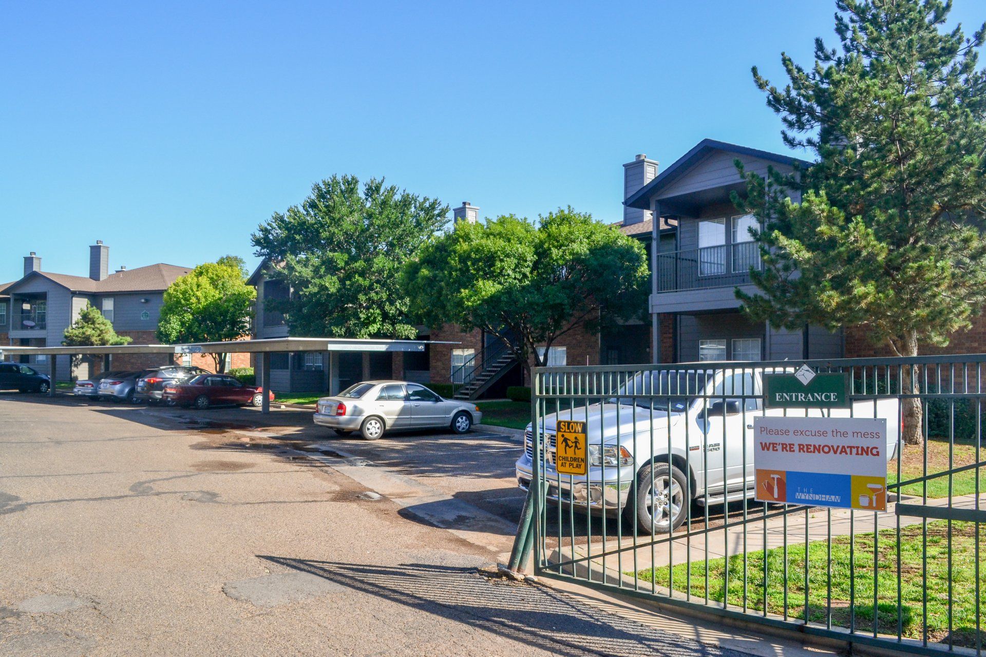 Exterior with parking lot