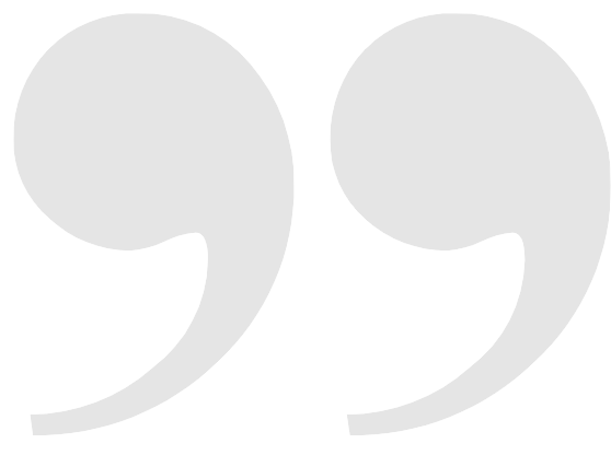 A pair of white commas on a white background.