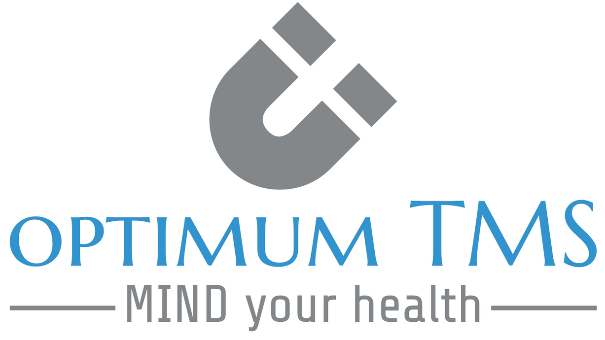 A logo for optimum tms mind your health