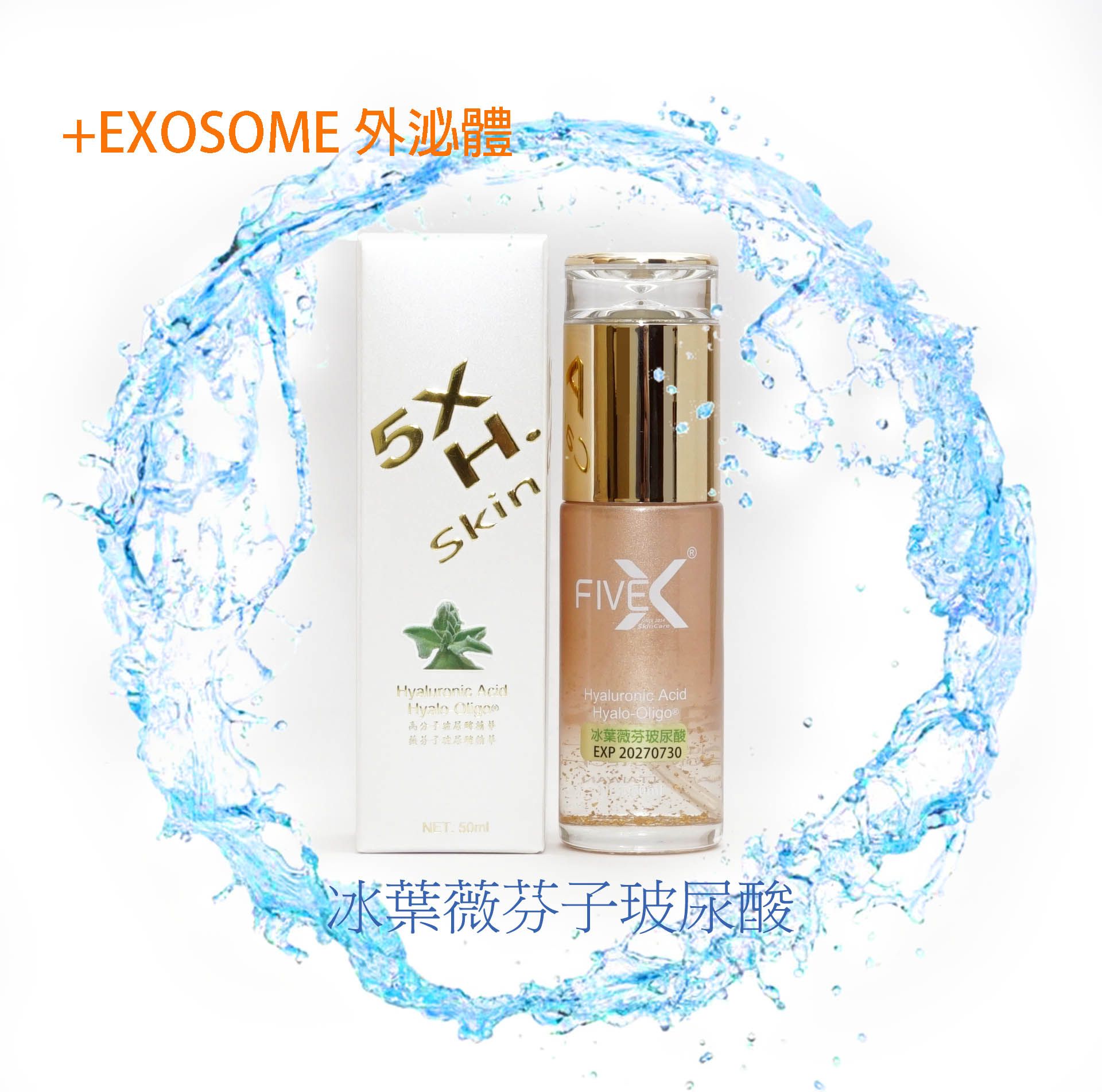 0.5%外祕體冰葉薇芬子複合玻尿酸 歡樂耶誕12/10~1/10 買一送一