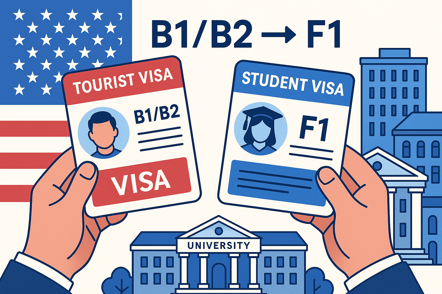 Cambio de Estatus B1B2 a F1