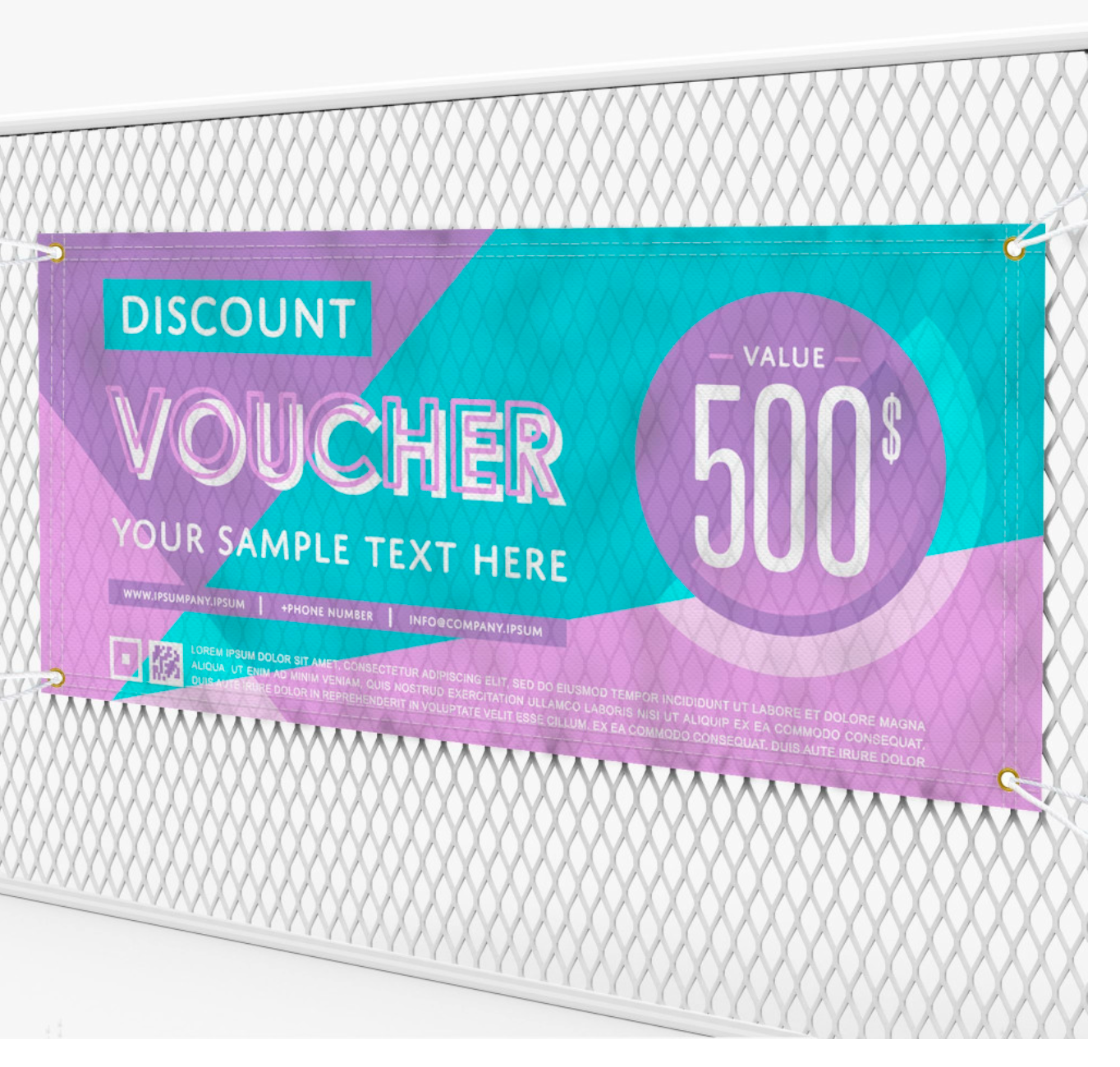 Banner with 