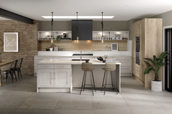 BELLA MATT PEBBLE / BELLA HALIFAX WHITE OAK / STYLE: CAMBRIDGE