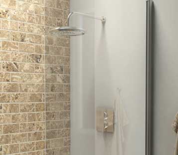 i6 Bath Screen- 6mm Square Edge Bathscreen