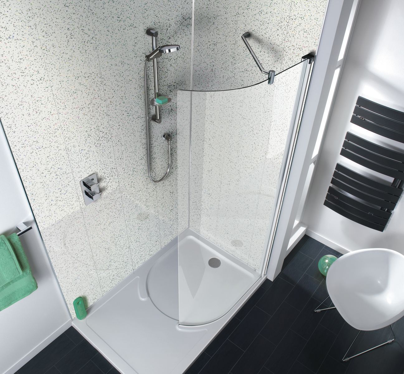 Basix White Sparkle High Gloss