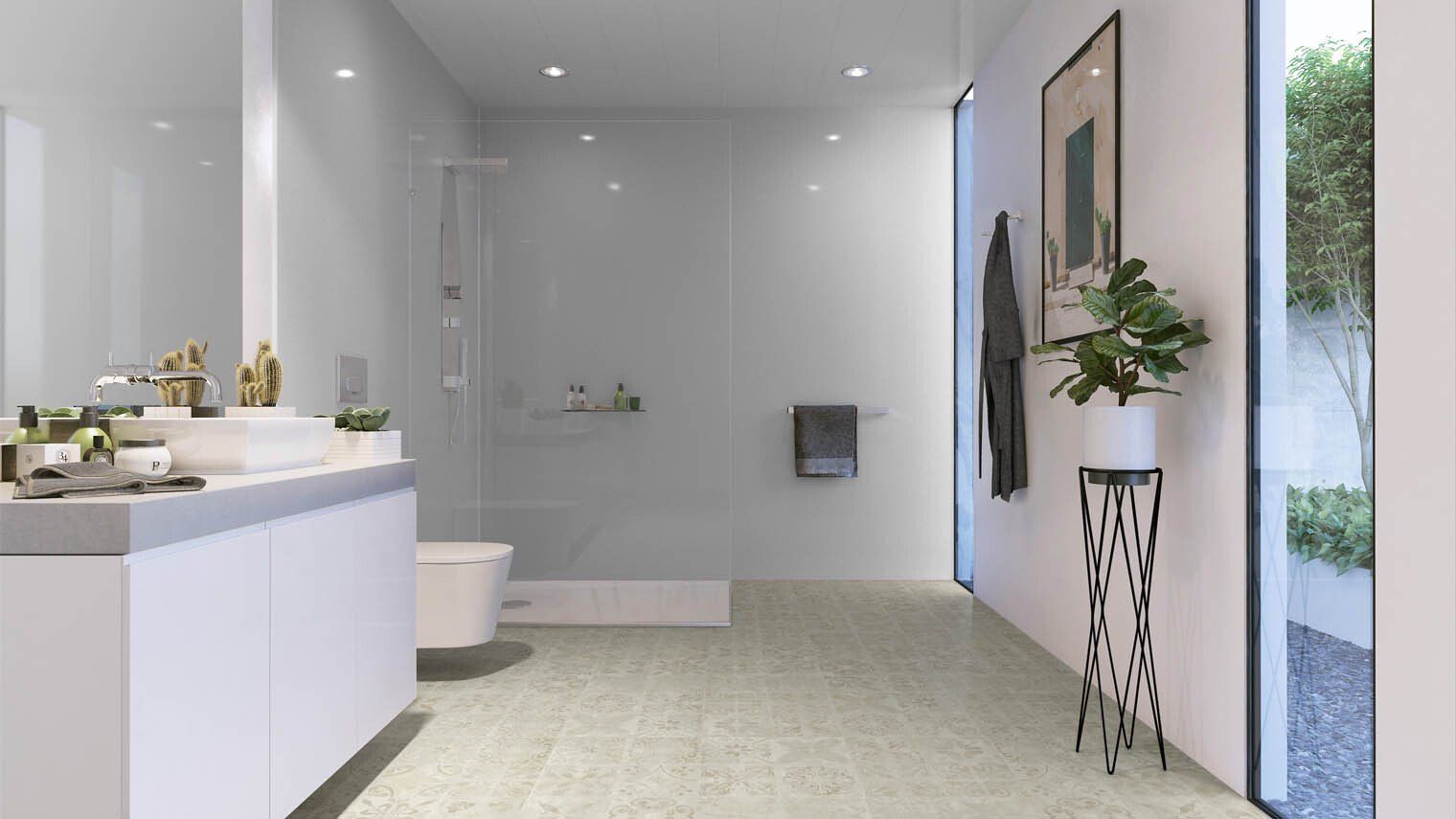 PEARLESCENT WHITE END CAP