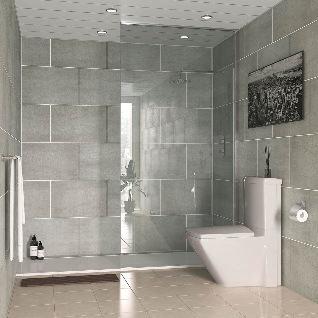 STONE GREY LARGE TILE