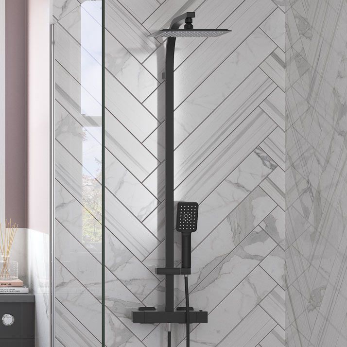 Square Bar Mixer Matt Black