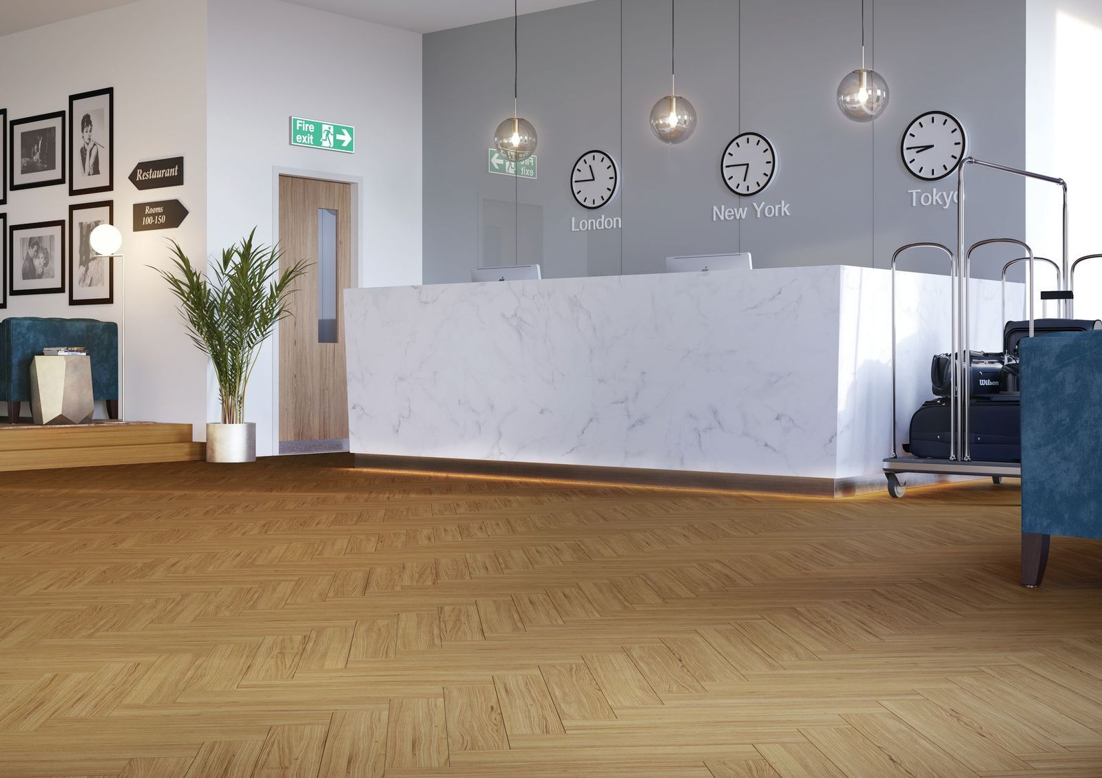 MA81 Bergen - Herringbone Stickdown