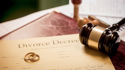 Divorce Decree and Wooden Gavel  — Family Law in Amsterdam, NY