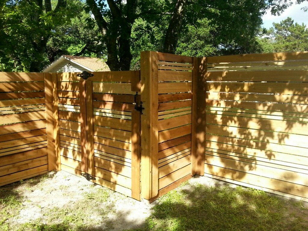 Horizontal Privacy Fences