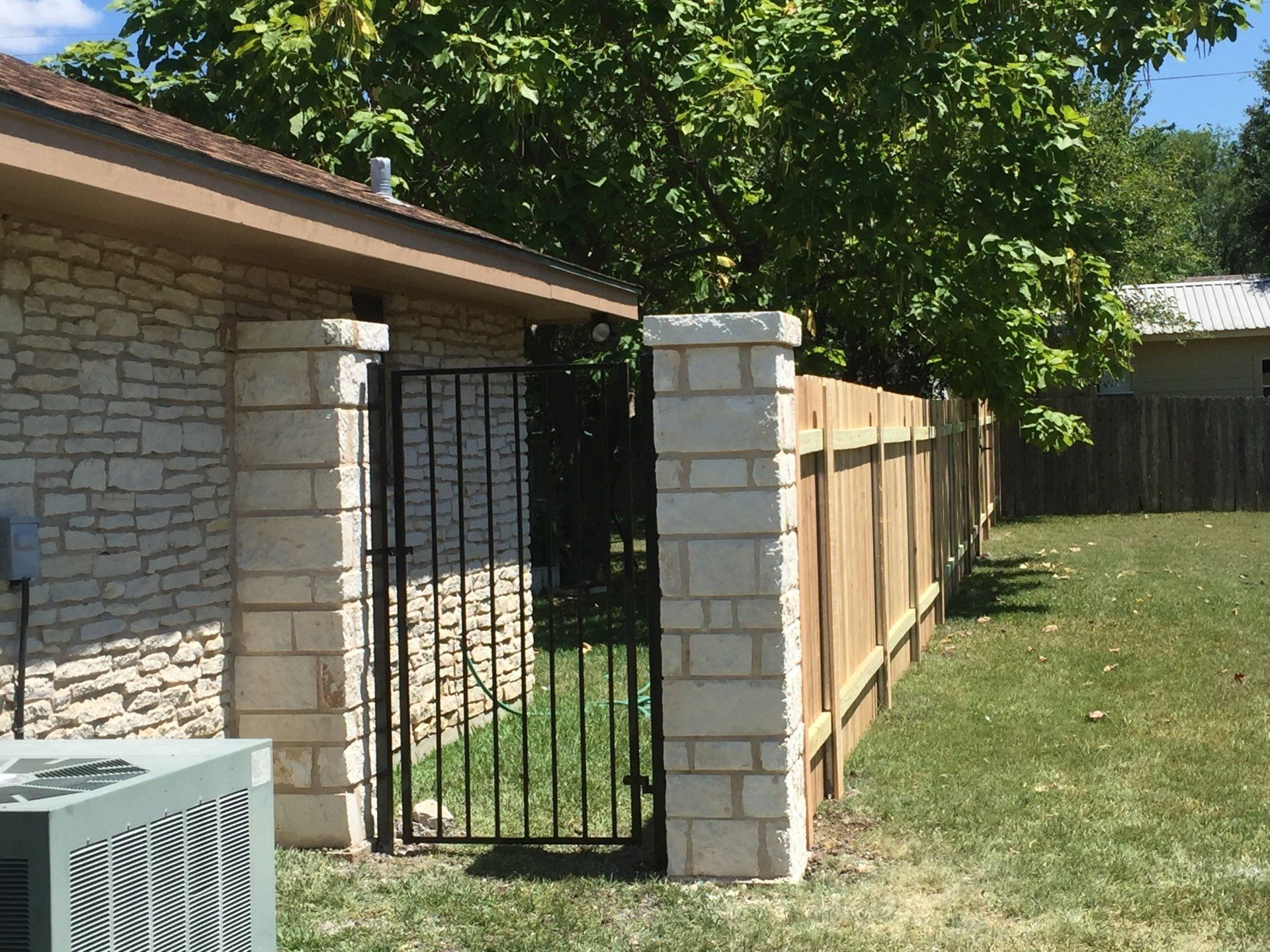 Wrought iron fencing