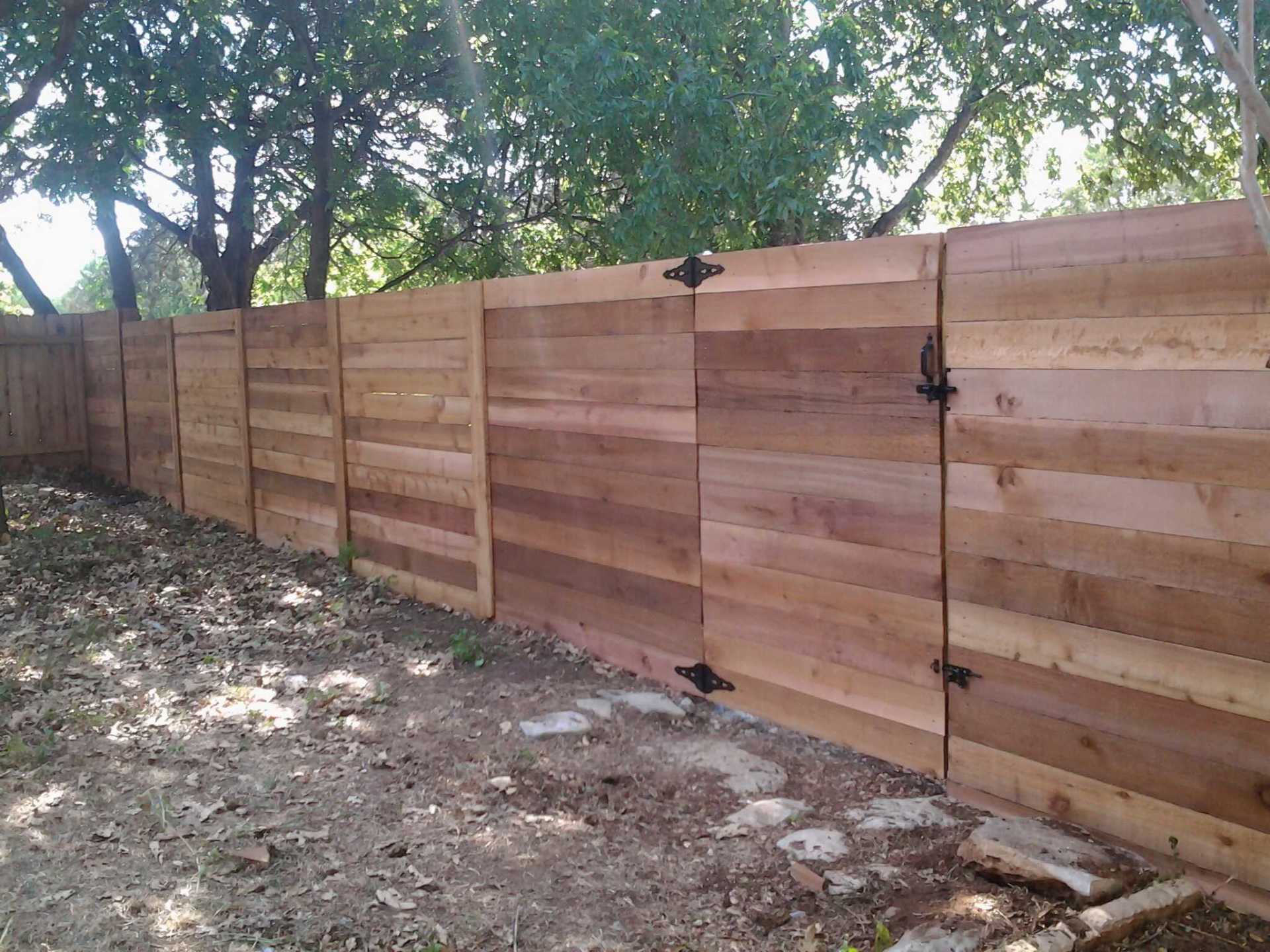 Horizontal Privacy Fences