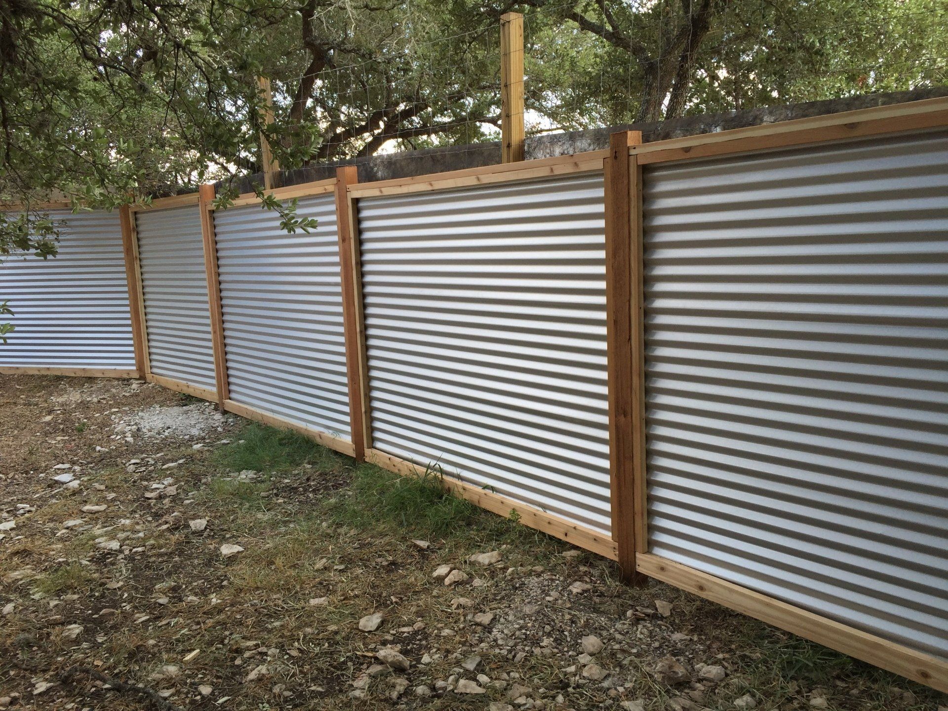 Corrugated Fencing in Central Texas | Pflugerville Pfence