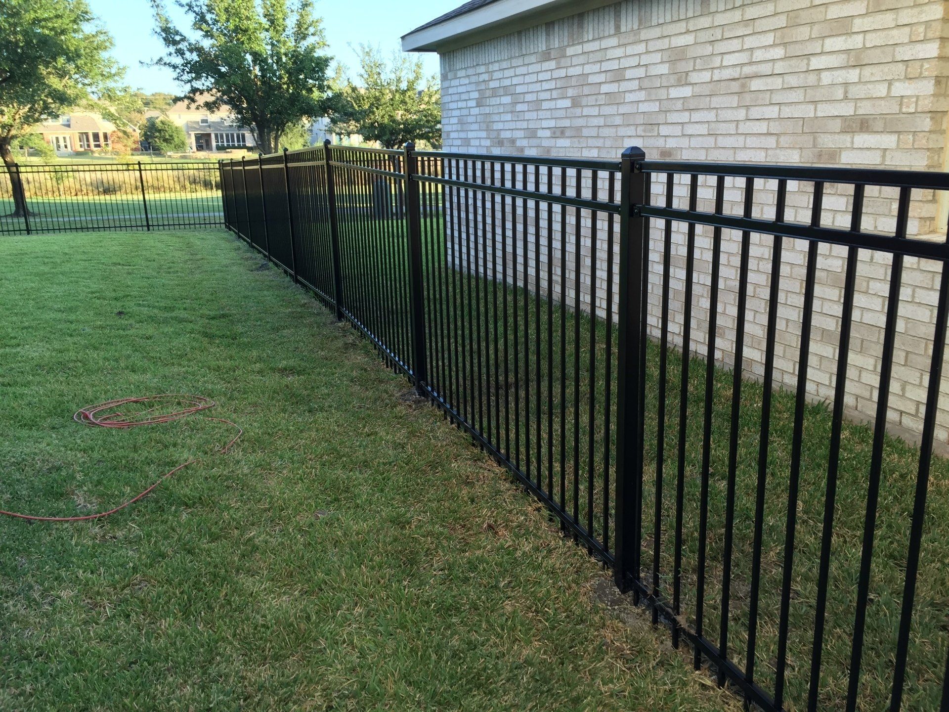 Wrought iron fencing