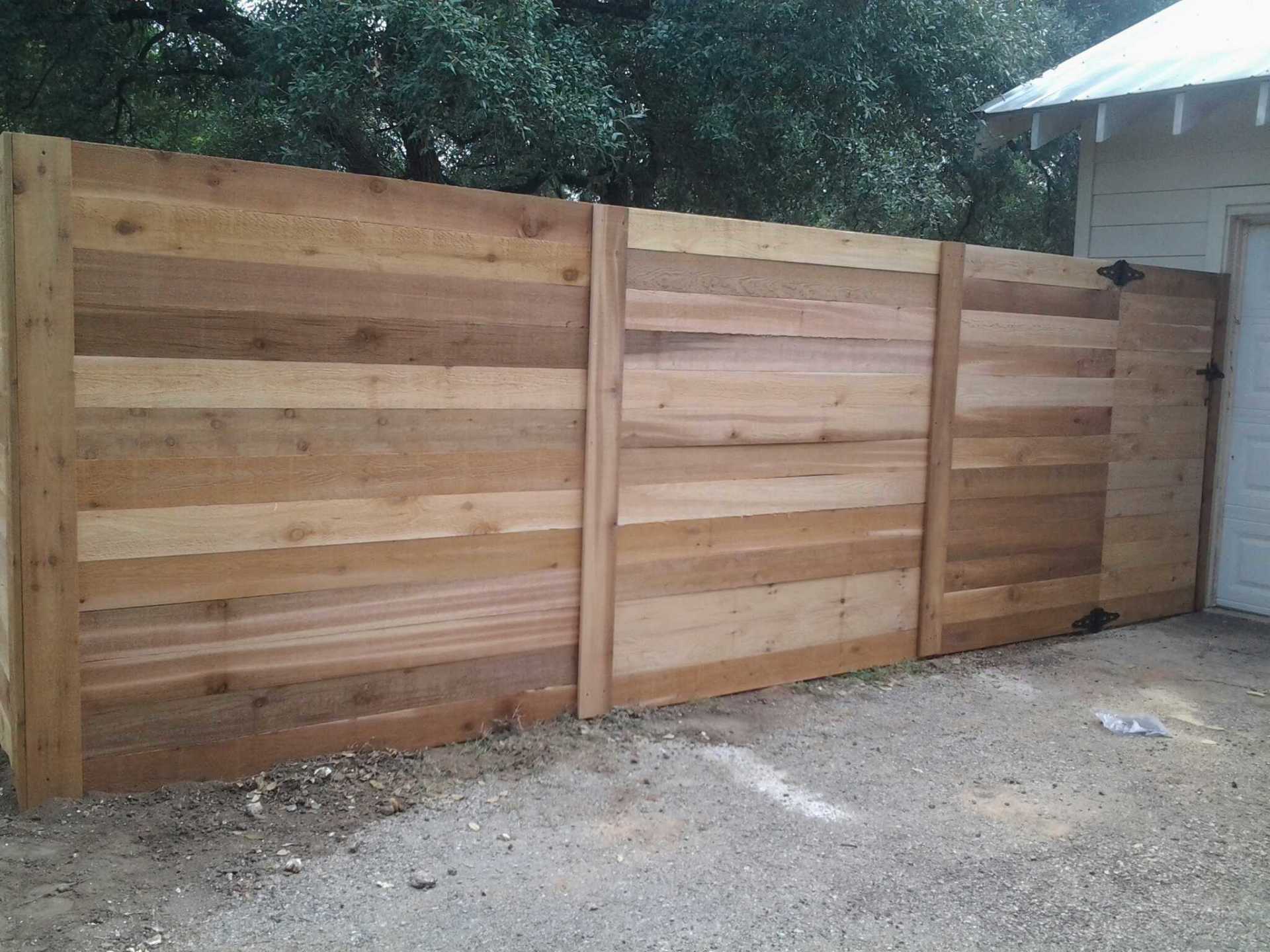 Horizontal Privacy Fences