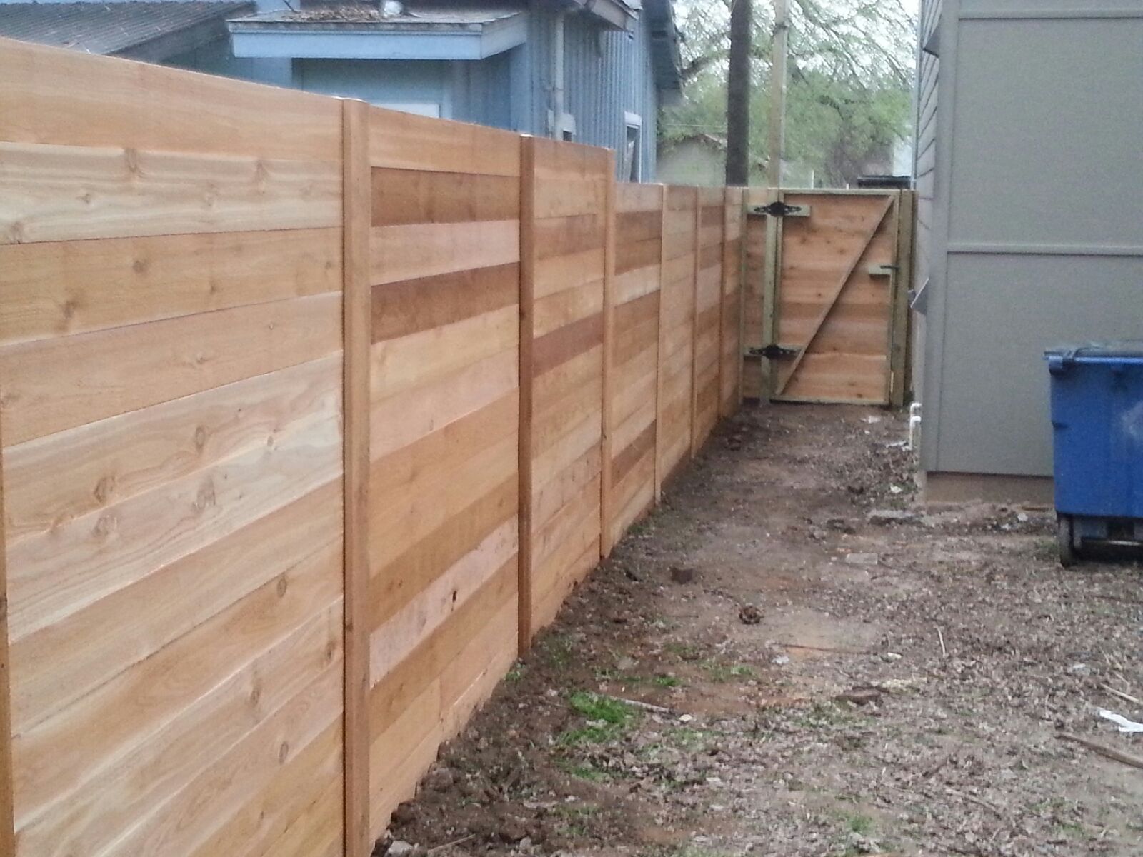 Horizontal Privacy Fences