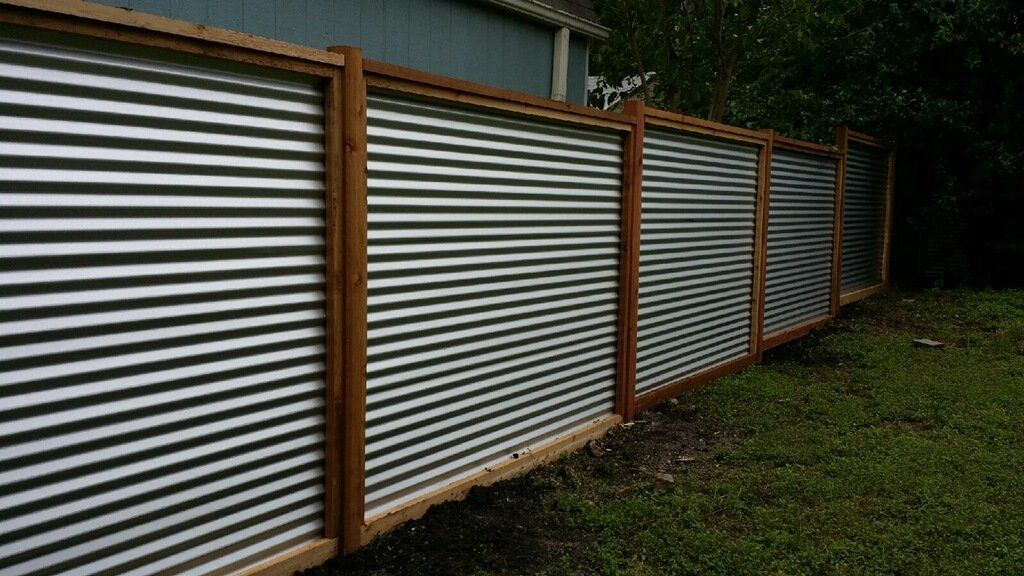 Corrugated Fencing in Central Texas | Pflugerville Pfence