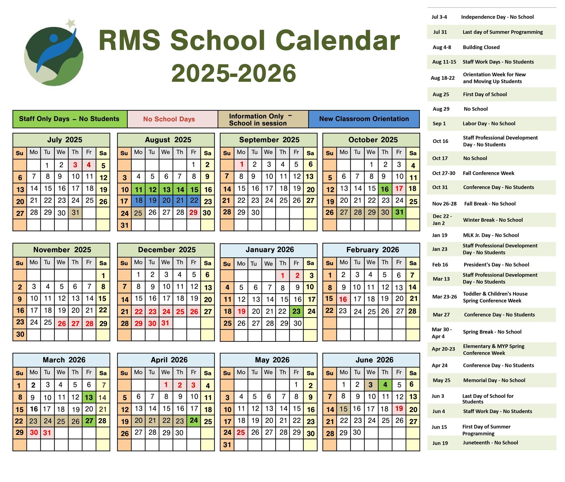 School Calendar