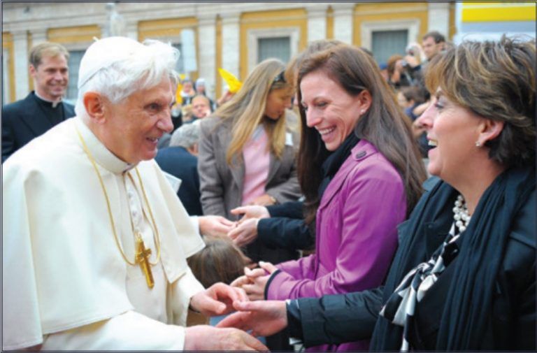Audience with Pope Benedict ~ Mrs. Kaitlin Huse & Mrs. Denise Jasko