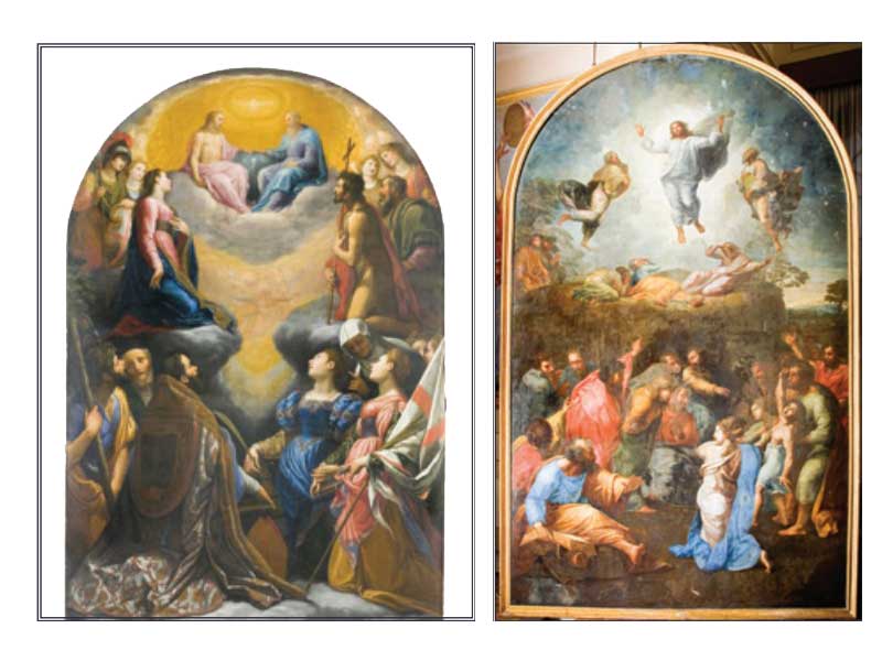Committed Restoration by member, Mrs. Connie Frankino ~ Transfiguration of Our Lord Jesus & Miracle of the Paralytic