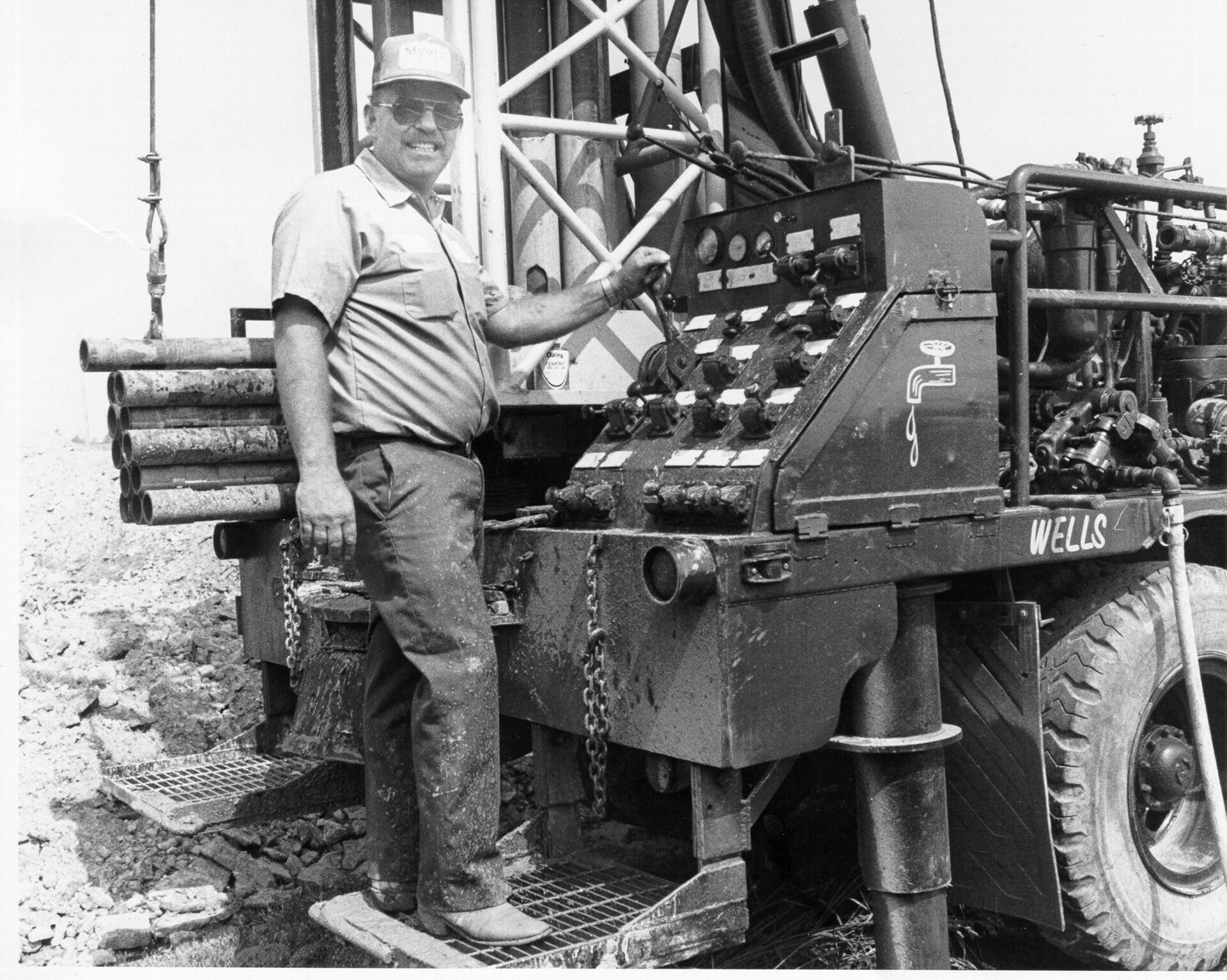 Keen Werley on Rig — Mount Vernon, OH — Keen Well & Pump