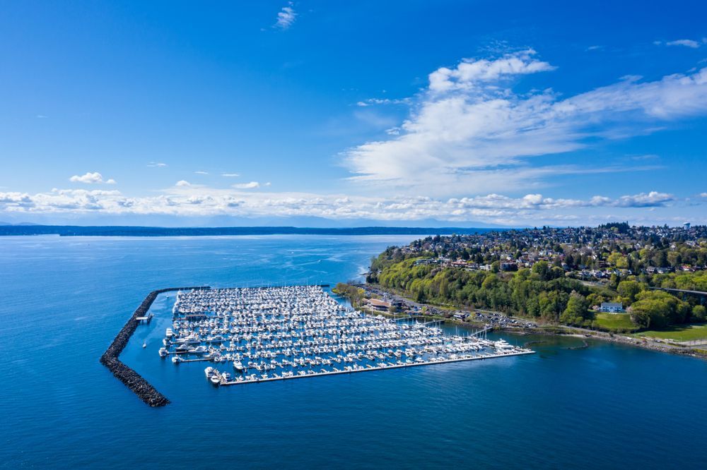 A View of the Elliot Bay Marina and Magnolia Neighborhood — Seattle, WA — Quality Plumbing