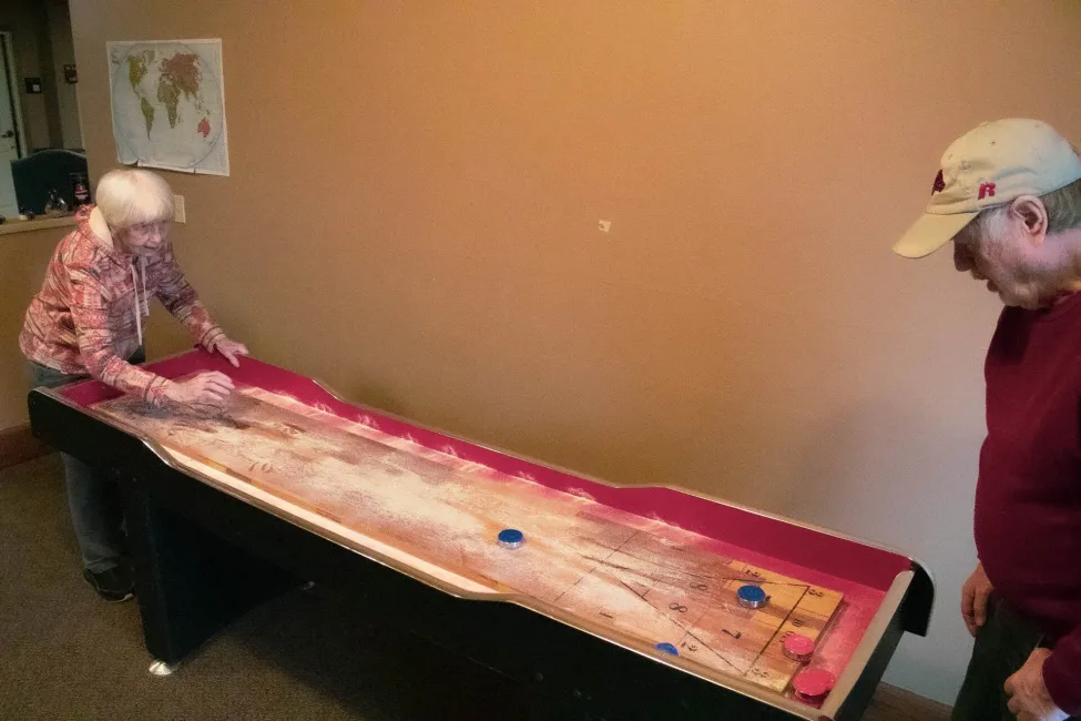 senior living facility gaming