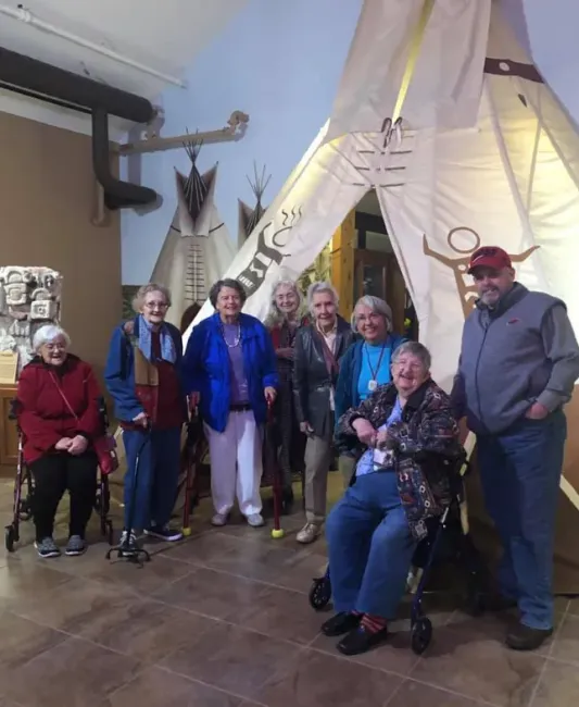 senior living facility event fun