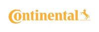 Continental logo: golden text and horse silhouette.