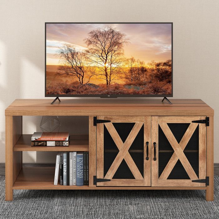 Rustic Charm Media Console
