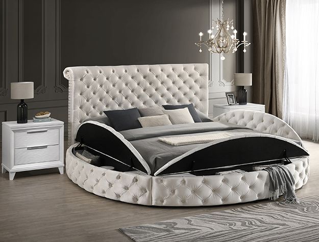 Oasis: BRIGITTE Bed Frame in Noir - King Size
