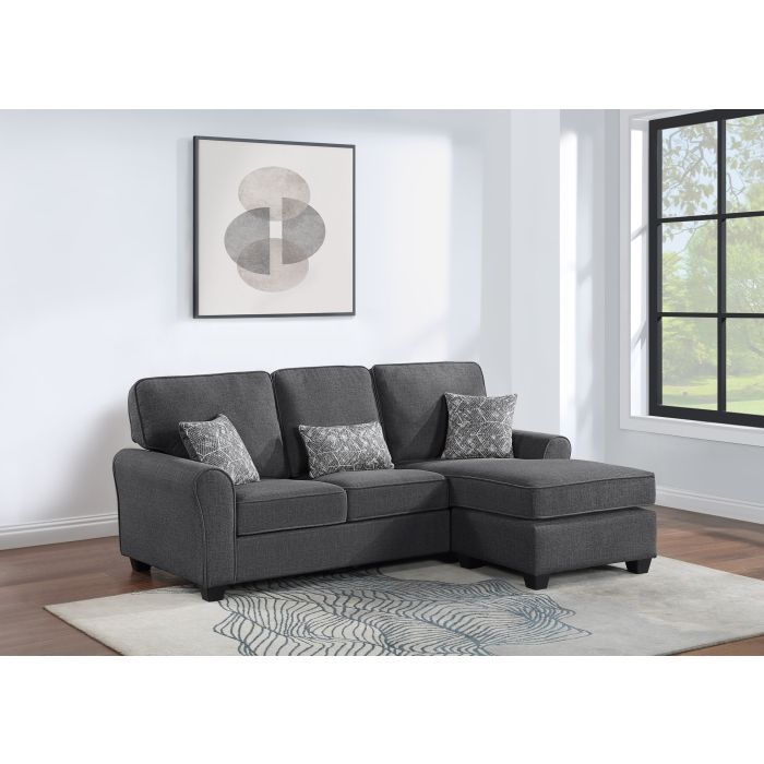 Plushy Reversible Sectional Sofa