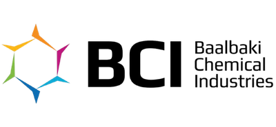 The BCI logo features the company name next to a colorful, hexagonal graphic composed of six stylized arrowheads.