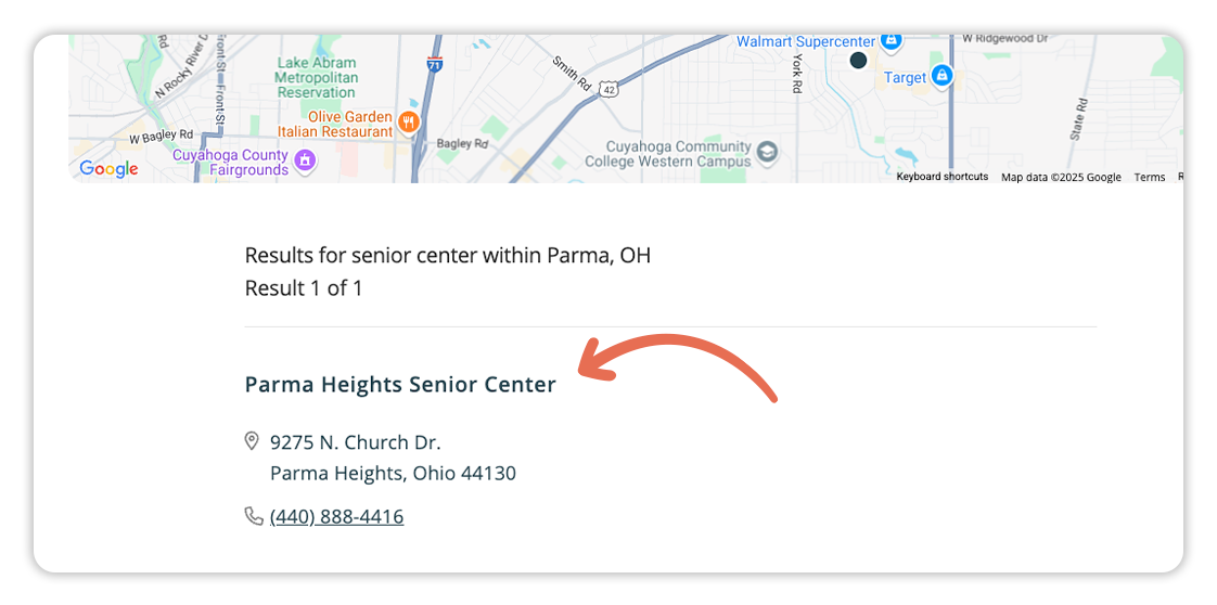 A screenshot of a website called my community online.