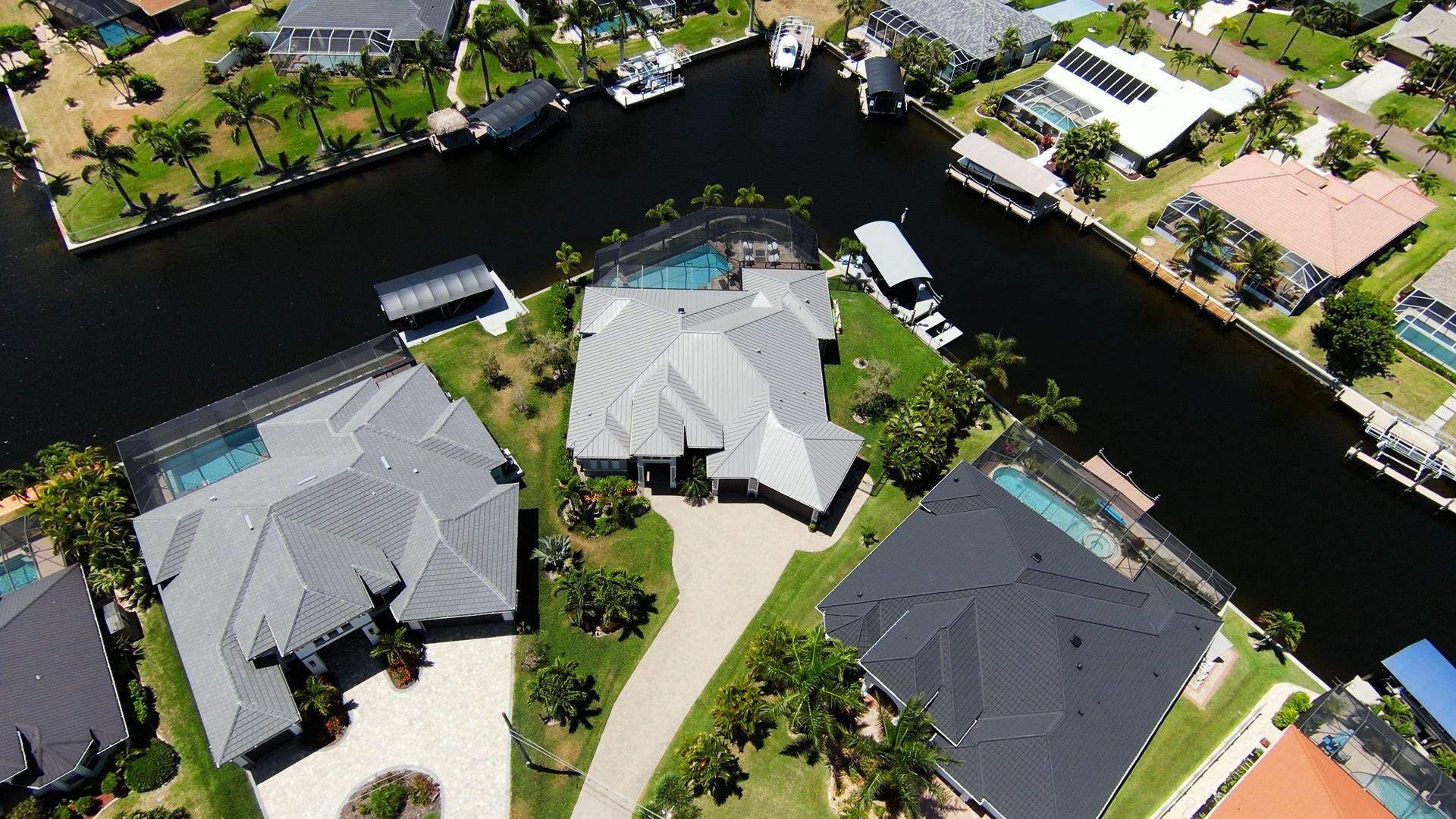 New Metal Roof in Cape Coral by Four Peaks Roofing