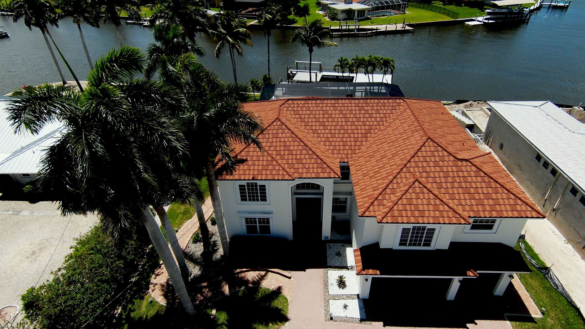 New Stone Coated Steel Roof in Cape Coral by Four Peaks Roofing