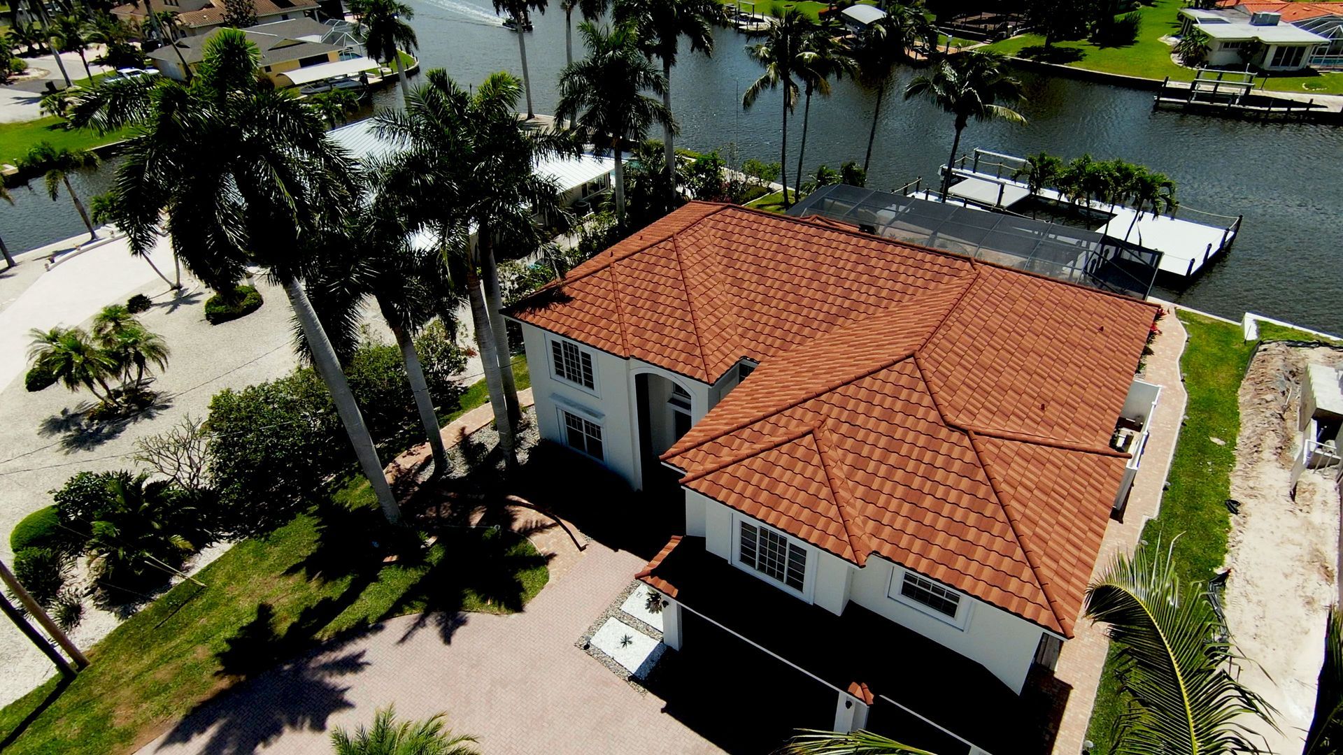 New Stone Coated Steel Roof in Cape Coral by Four Peaks Roofing